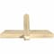 Ekena Millwork Eugene Rough Sawn Timber Gable Bracket, Douglas Fir, 36"W x 21"H x 4"D x 4"F, 14/12 Pitch GBW036X21X0404EUG00RDF - alternate 5